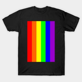 Gay Flag Pattern T-Shirt